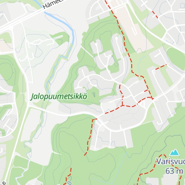 Map of Vainuvuori