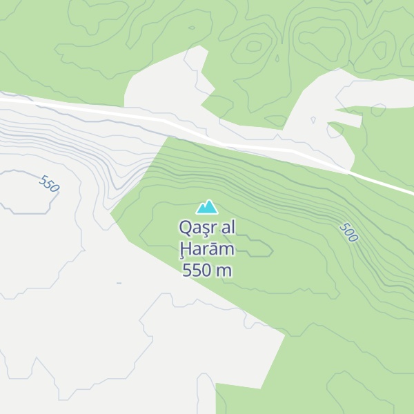 Map of Qaşr al Ḩarām