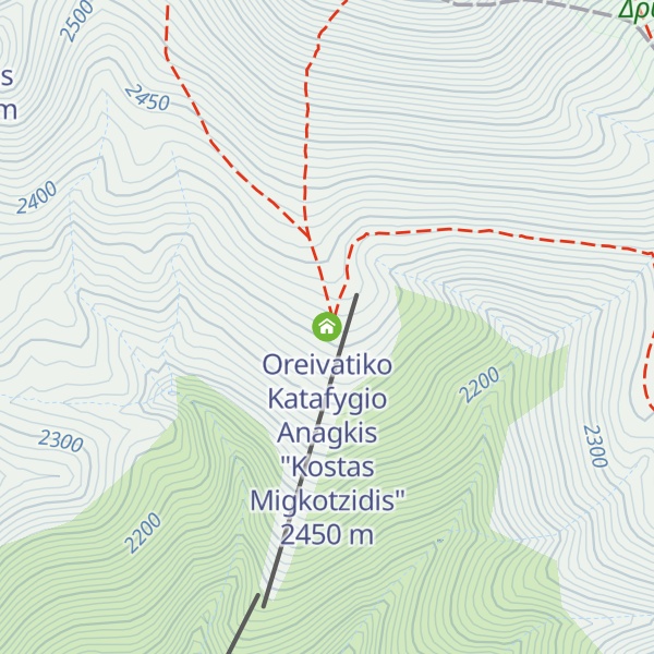 Map of Oreivatiko Katafygio Anagkis "Kostas Migkotzidis"