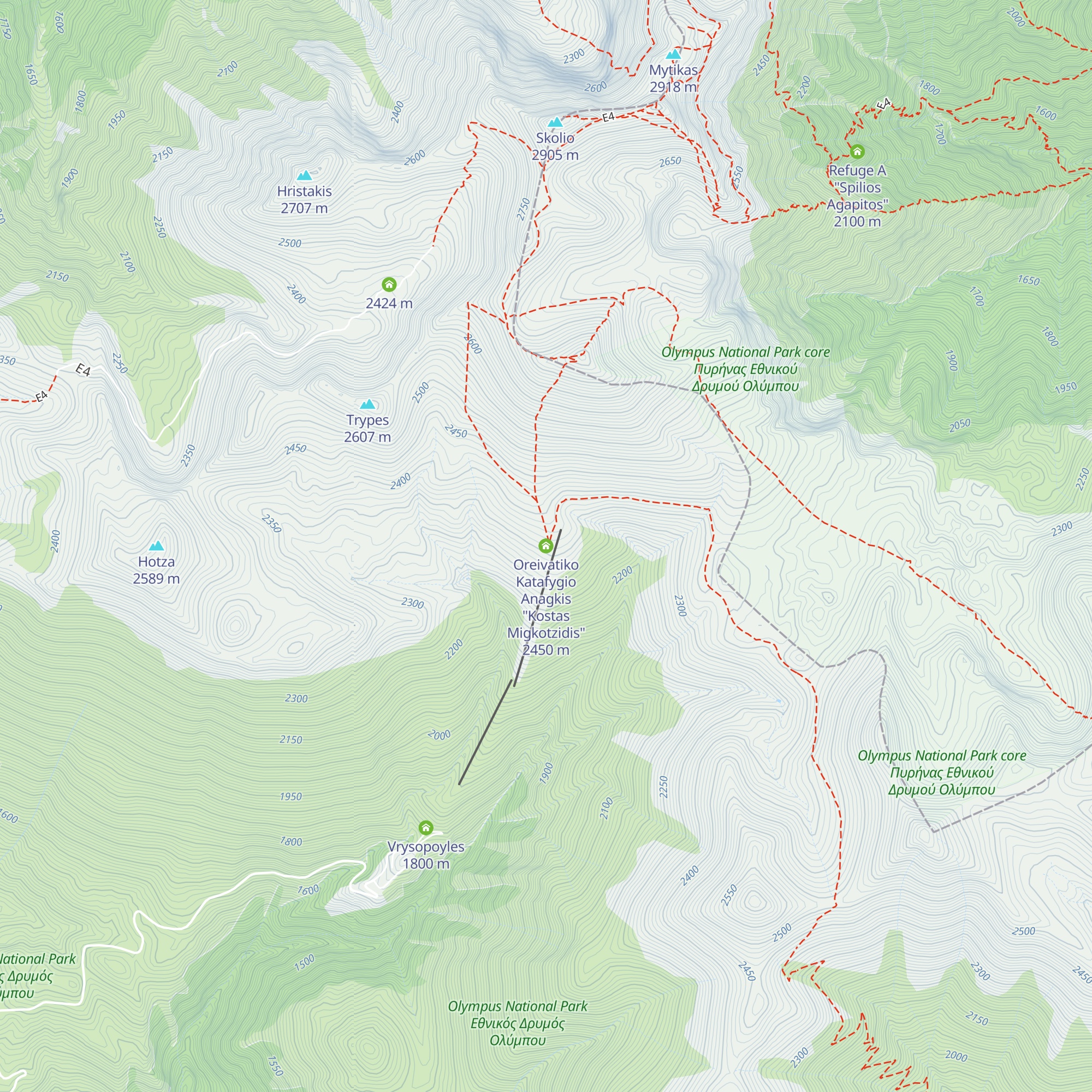 Oreivatiko Katafygio Anagkis "Kostas Migkotzidis" map