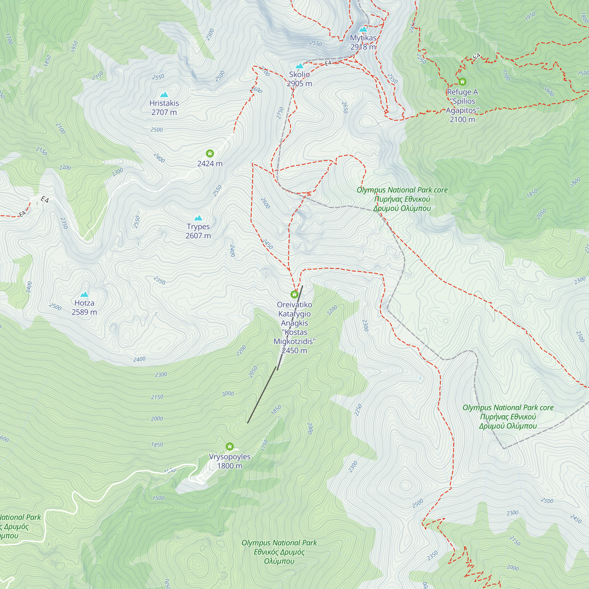 Oreivatiko Katafygio Anagkis "Kostas Migkotzidis" map