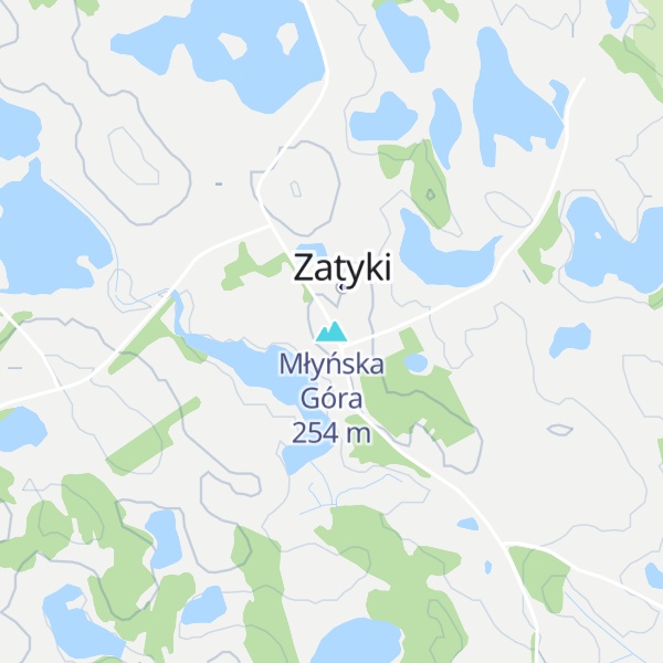 Map of Młyńska Góra