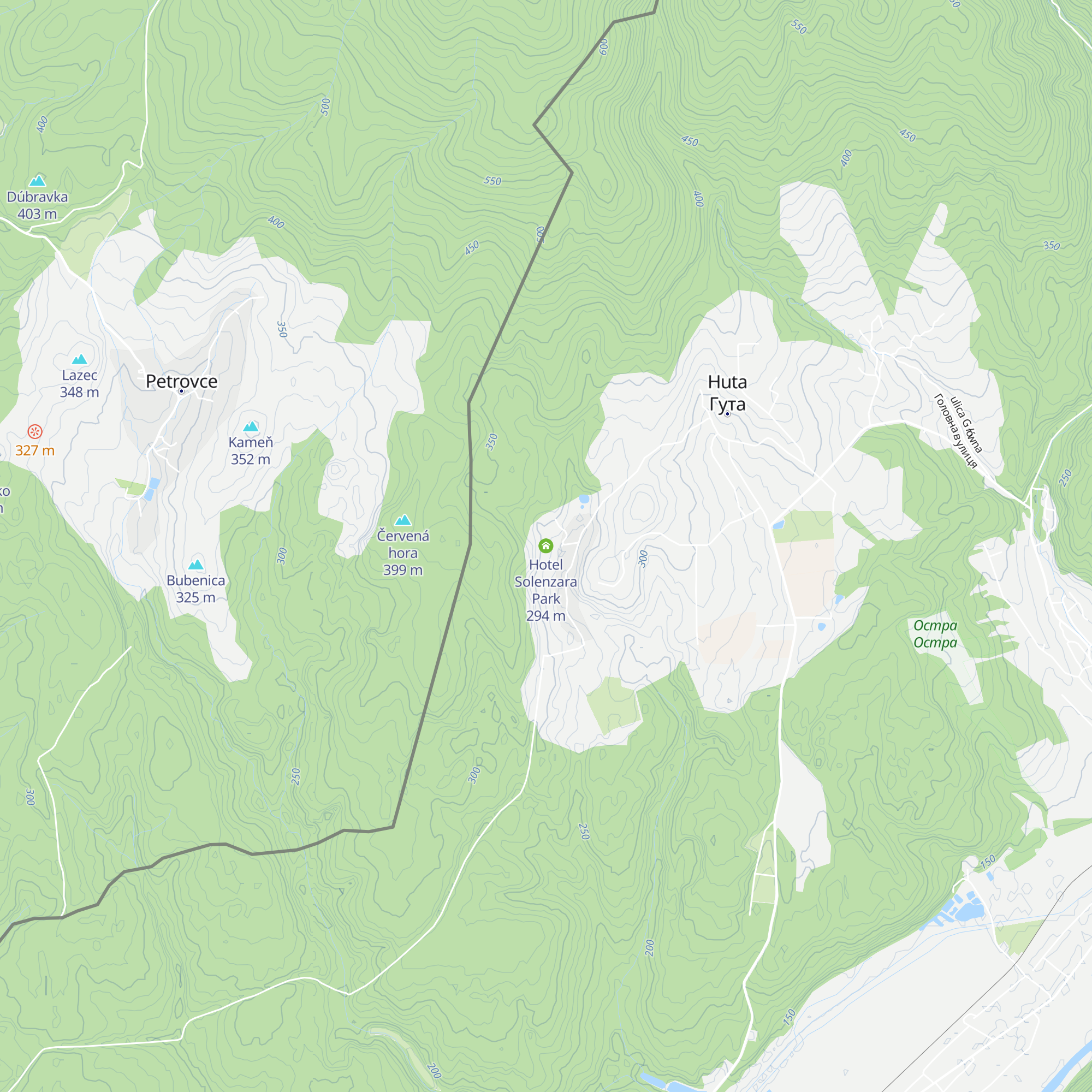 Hotel Solenzara Park map