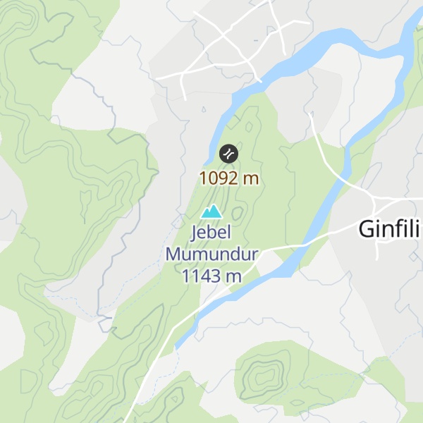 Map of Jebel Mumundur
