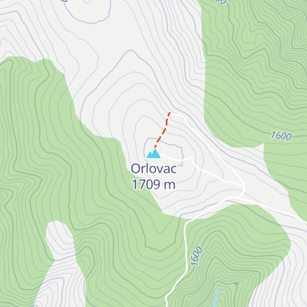 Map of Orlovac