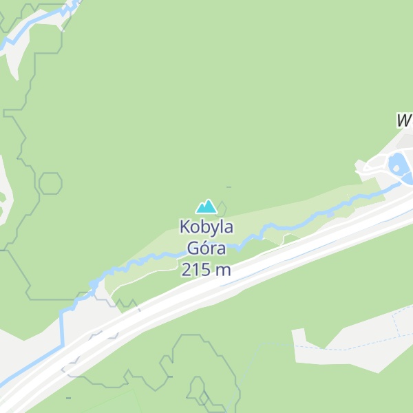 Map of Kobyla Góra