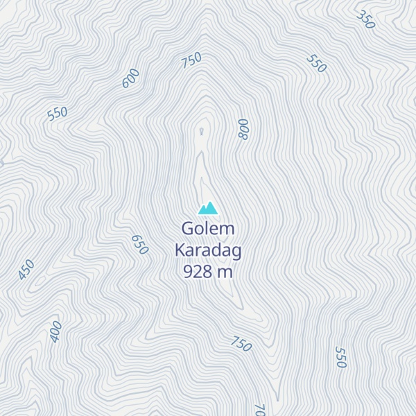 Map of Golem Karadag