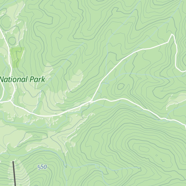 Map of Terénna stanica správy NP Poloniny