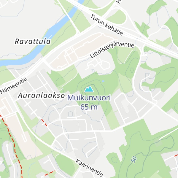 Map of Muikunvuori