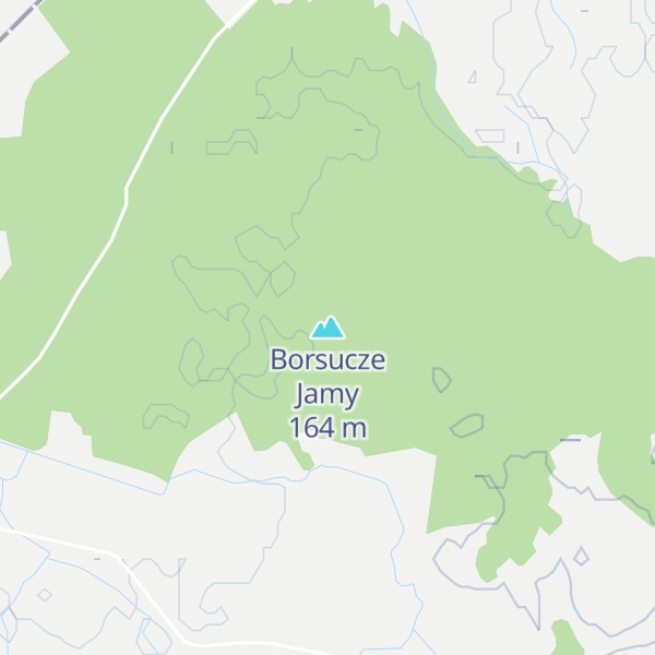 Map of Borsucze Jamy