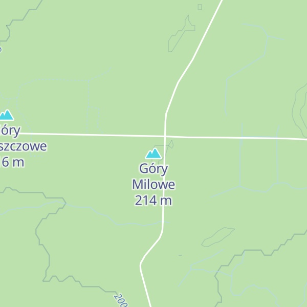 Map of Góry Milowe