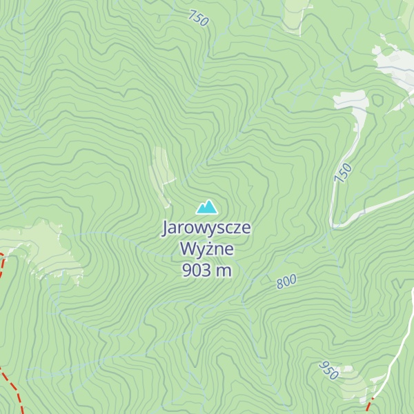Map of Jarowyscze Wyżne