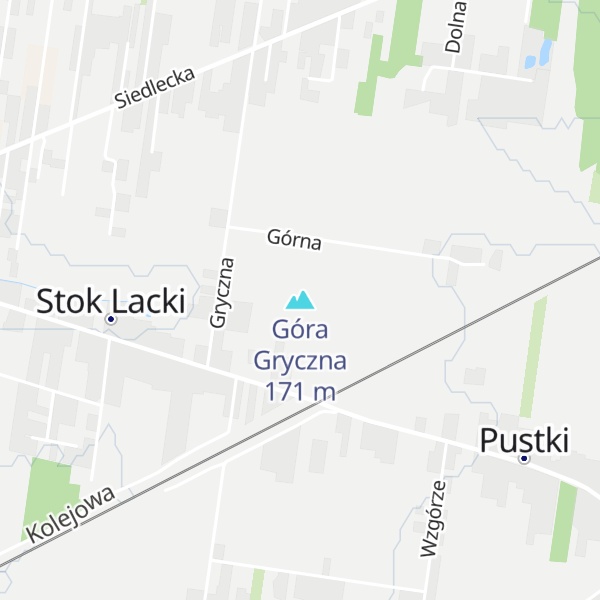 Map of Góra Gryczna