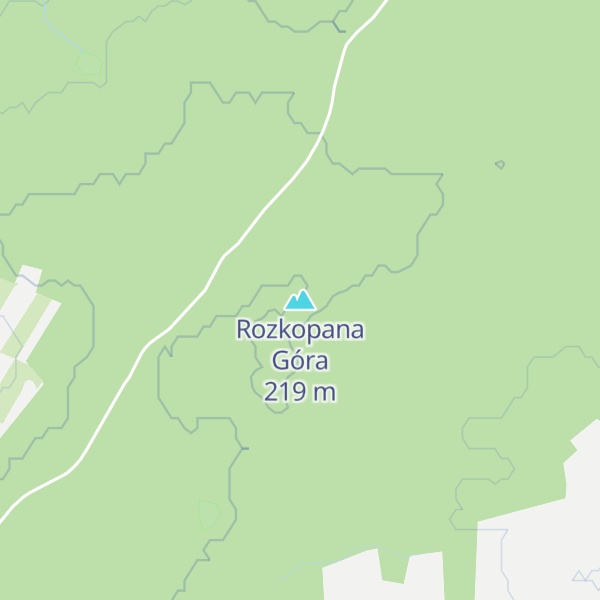 Map of Rozkopana Góra