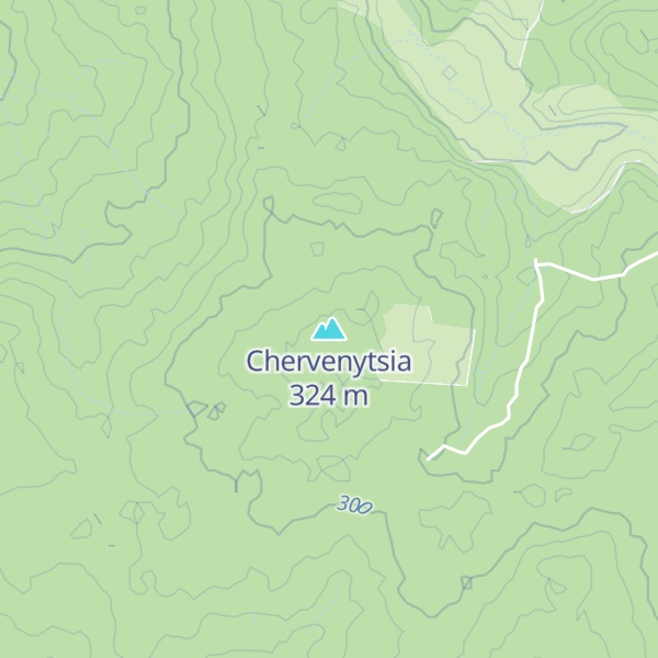 Map of Chervenytsia