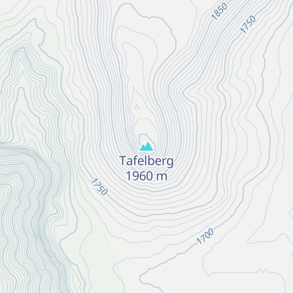 Map of Tafelberg