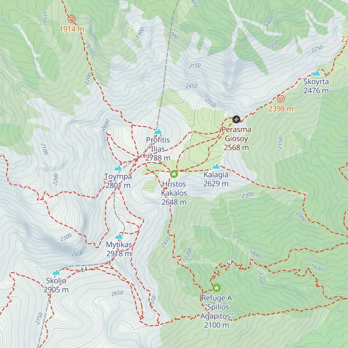 Hristos Kakalos map