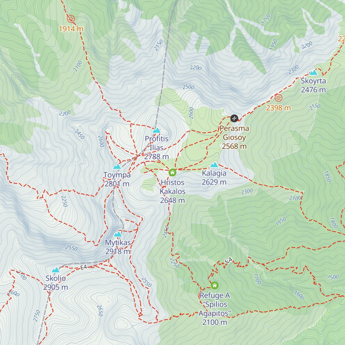 Hristos Kakalos map