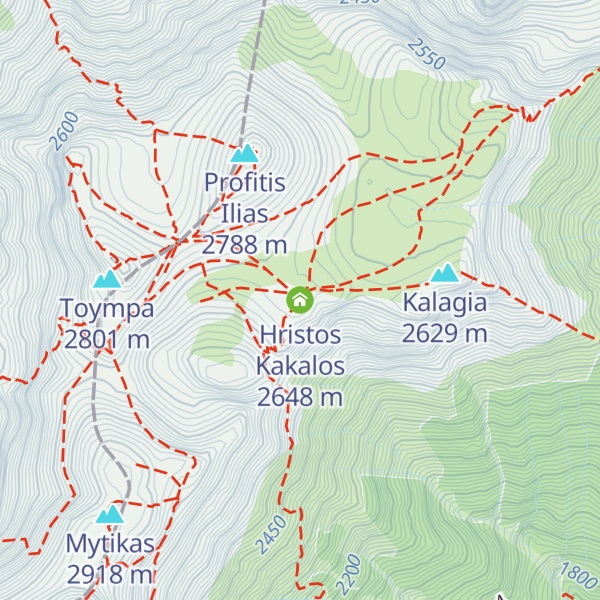 Map of Hristos Kakalos