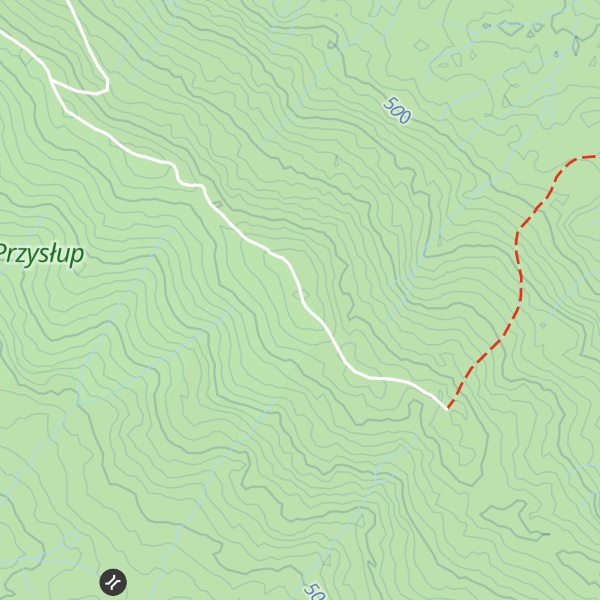 Map of Słonny (S-E)
