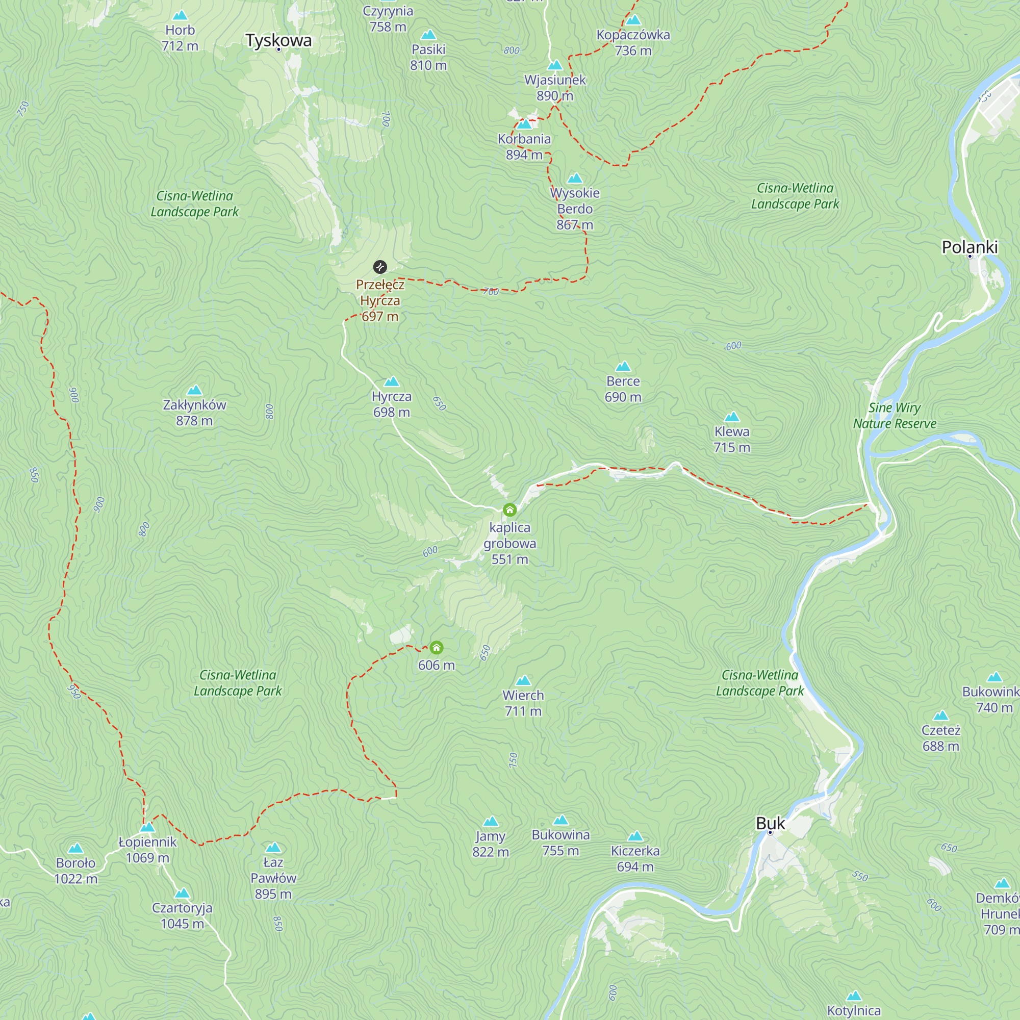 kaplica grobowa map
