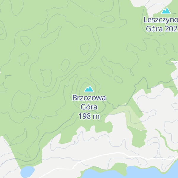 Map of Brzozowa Góra