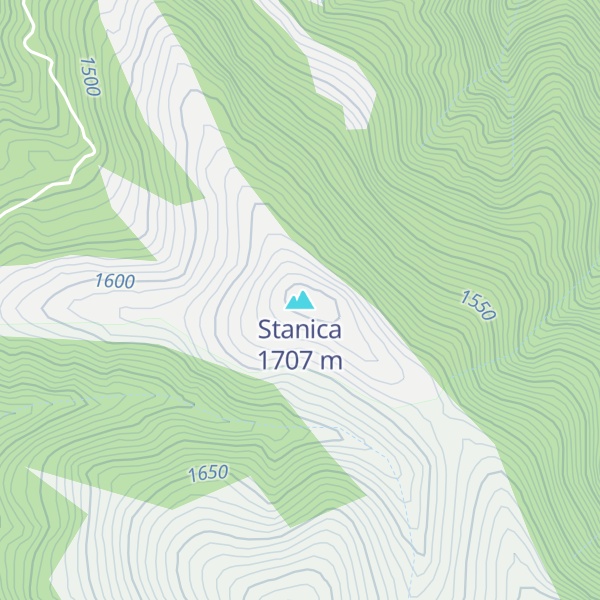 Map of Stanica