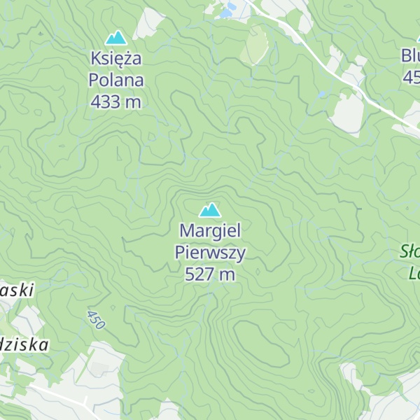 Map of Margiel Pierwszy