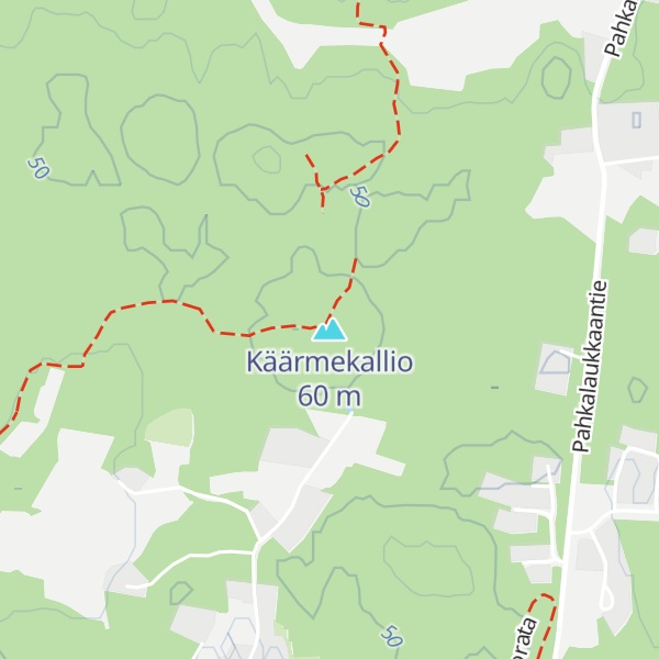 Map of Käärmekallio