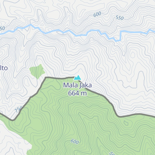 Map of Mala Jaka