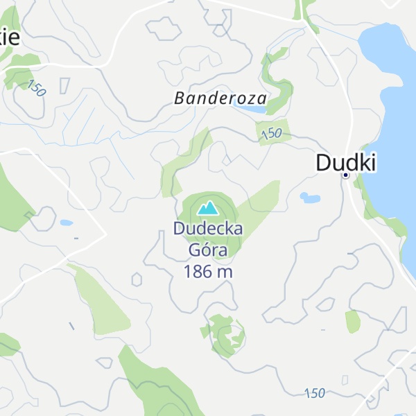 Map of Dudecka Góra