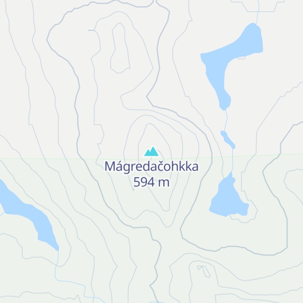 Map of Mágredačohkka