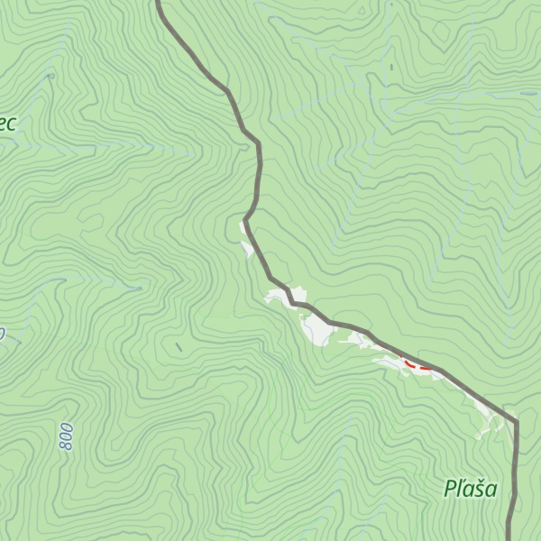 Map of Kurników Beskid