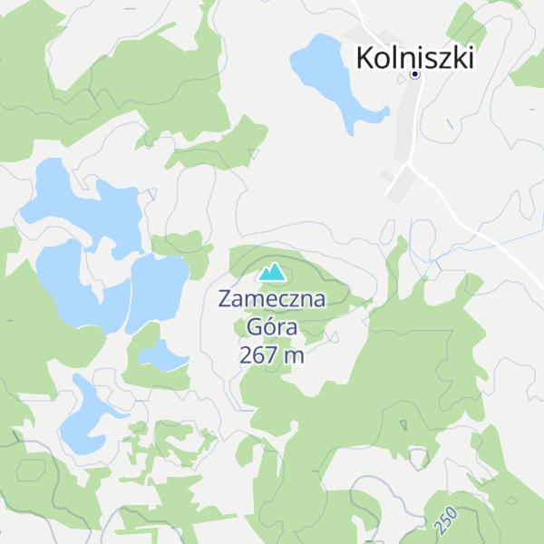 Map of Zameczna Góra