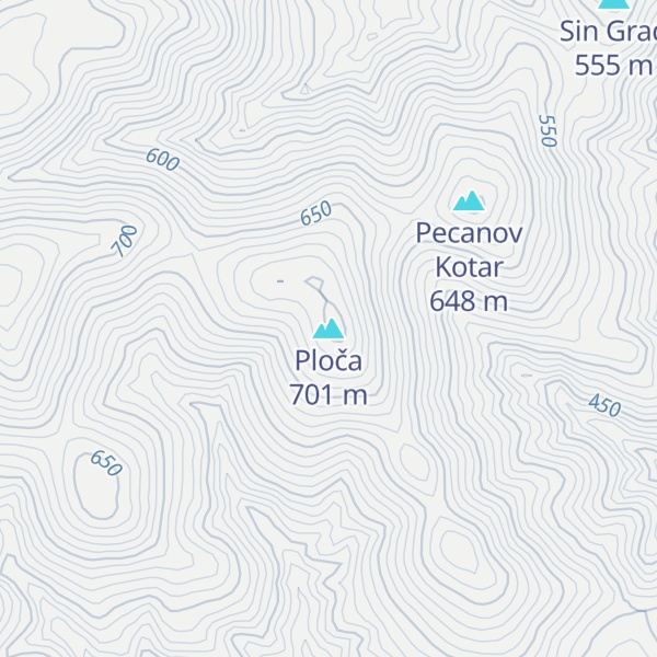 Map of Ploča