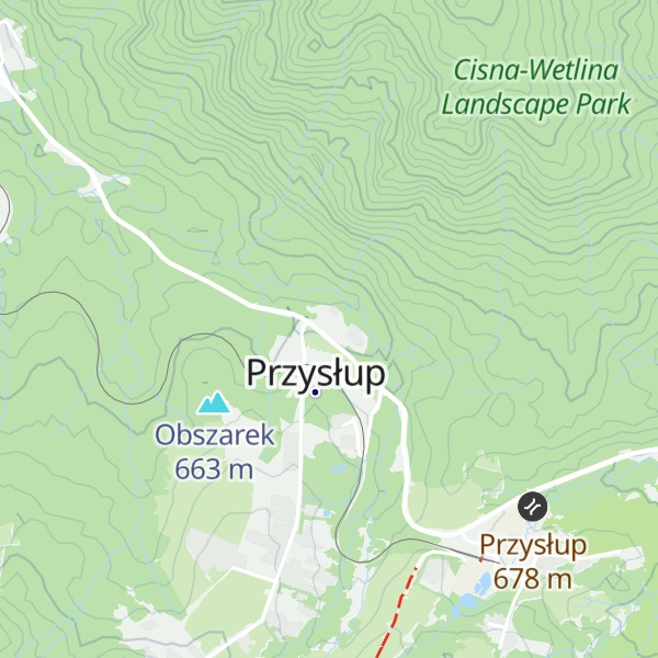 Map of Oberża Biesisko