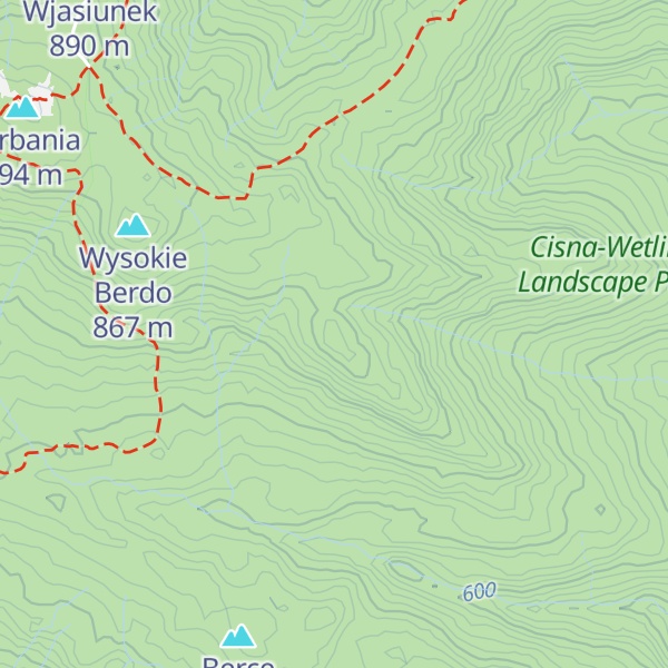 Map of Pod Jasieniem