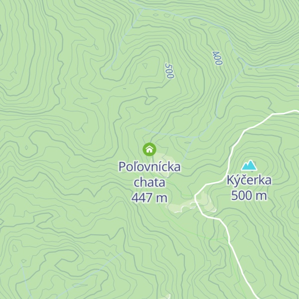 Map of Poľovnícka chata