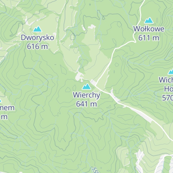 Map of Wierchy