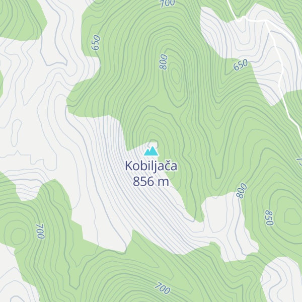 Map of Kobiljača