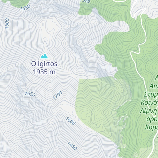 Map of Olígyrtos Óros