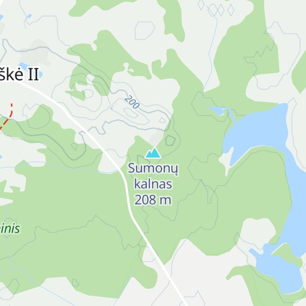 Map of Sumonų kalnas
