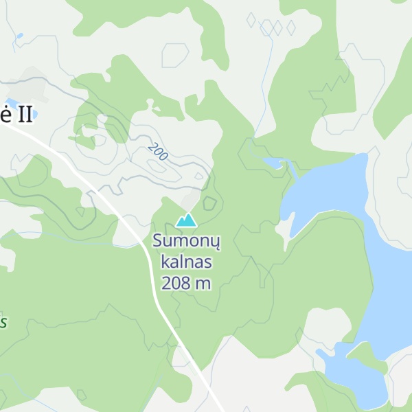 Map of Piliorių kalnas