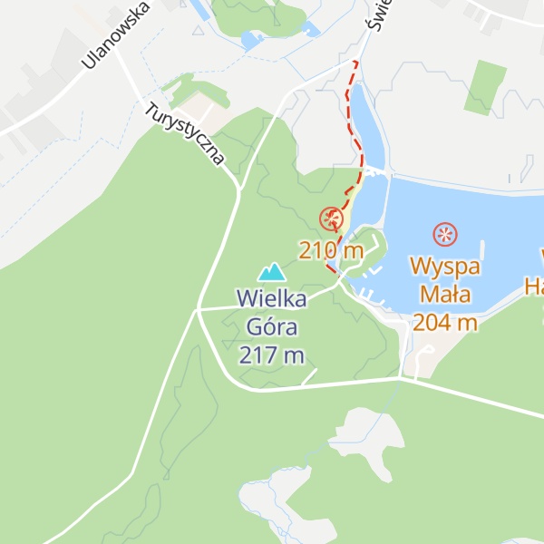Map of Wielka Góra