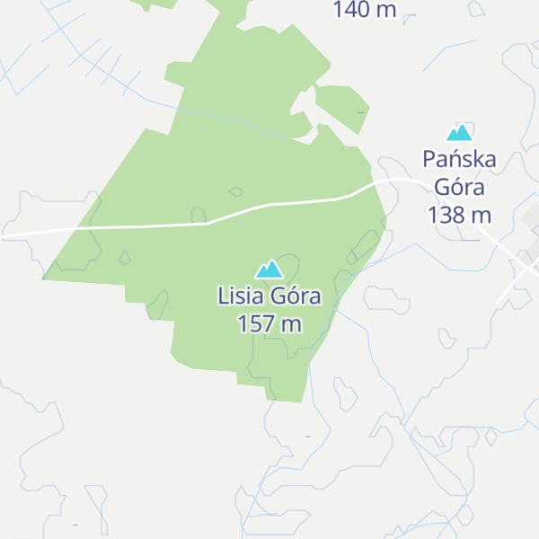 Map of Lisia Góra