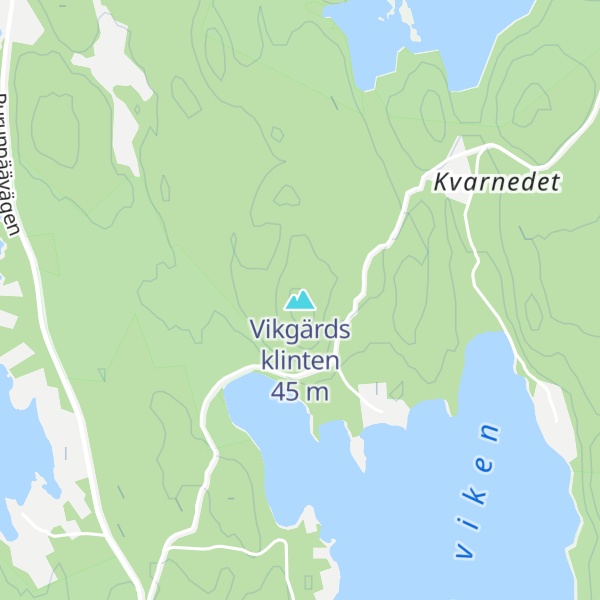 Map of Vikgärds klinten