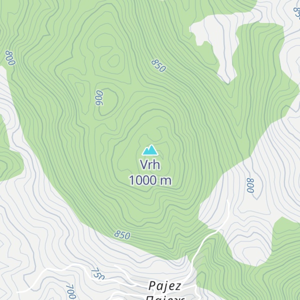 Map of Vrh