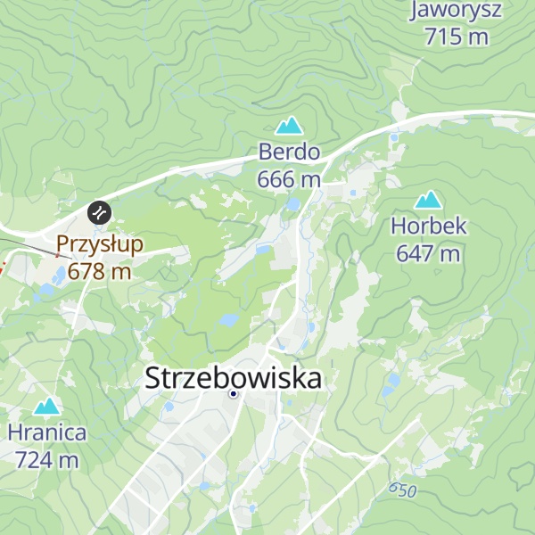 Map of Chata Rysia