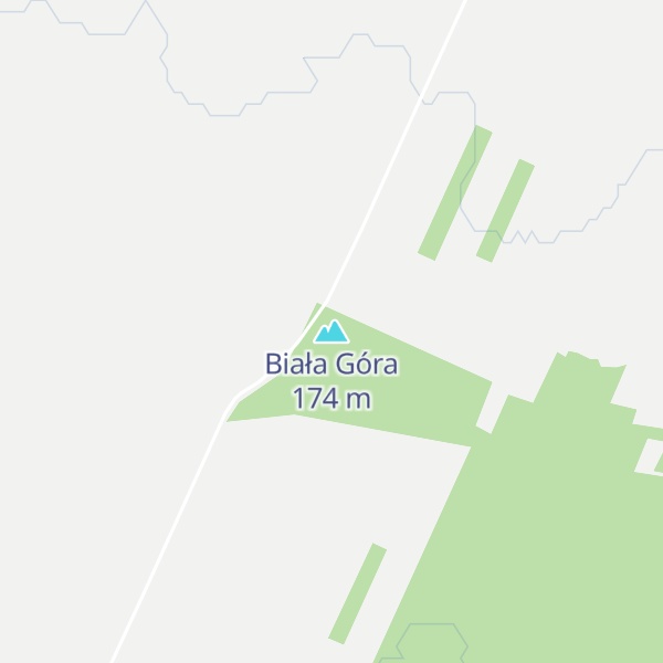 Map of Biała Góra