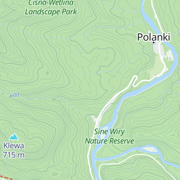 Map of Kruhły Horbek